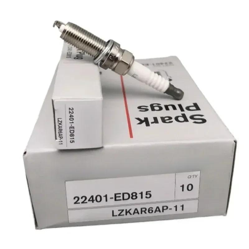4/6PCS Iridium Spark Plug 22401-ED815 LZKAR6AP11 for Nissan Tiida March Micra Altima X-Trail II (T31) 2.0 2.5