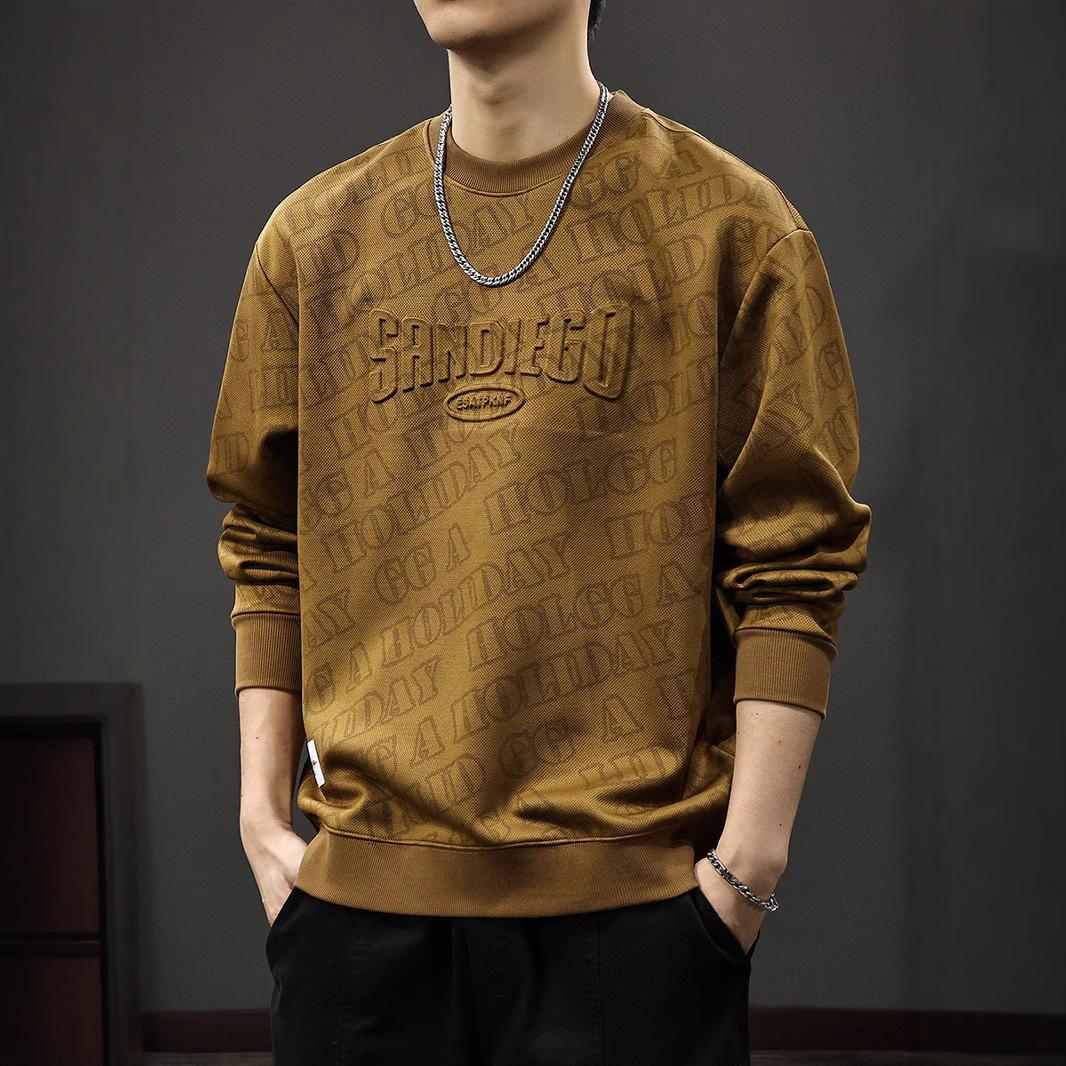 Осенний американский свитер с полным принтом — фото 5