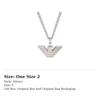 Emporio Armani Stainless Steel Necklaces Men's Silver EGS2916040