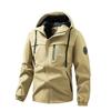 Men's Fleece-Lined Hooded Casual Jacket - 2025 Autumn/Winter Collection