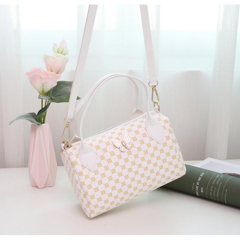 Minimalistický design Přenosná dámská taška Dámské kabelky Kabelka s potiskem Butterfly Hardware