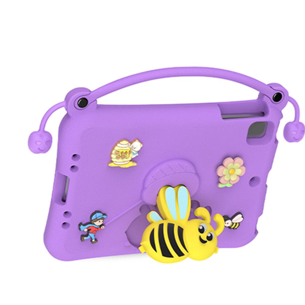 Étui de protection pour tablette en mousse EVA Caoutchouc Antichoc Lavable Support Pliable Design Lavable Convient pour IPad Mini 1 2 3 4 5 FViolet
