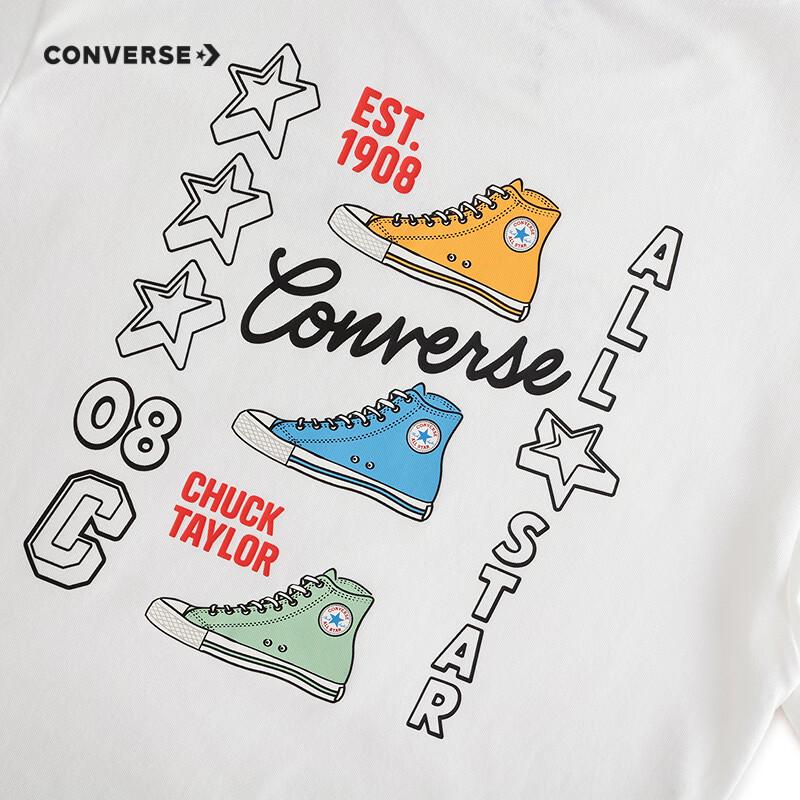 Converse Youth Printed Short Sleeve T-Shirt