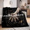 1pc Imagine Dragons Flannel Blanket [Cozy Throw Blanket] For Sofa, Bed, Travel, Camping, Livingroom, Office, Couch, Chair, And Bed