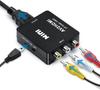 SZJUNXIAO RCA to HDMI Composite RCA Input to HDMI Audio Car Monitor USB Powered Converter, Adapter, Output, AV2HDMI, Transfer, 1080p/720p Compatible,