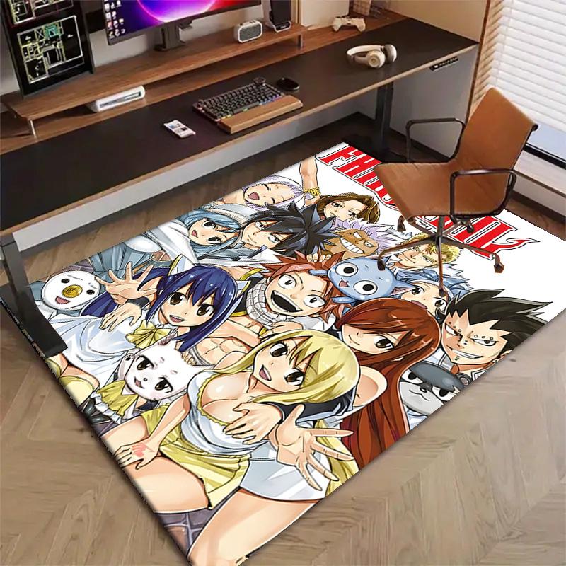 1pc Fairy Tail1 Design Printed Area Rug Carpet for Bedroom Living Room Home Decor Rugs Mat Non Slip Mat Rug for Bedside