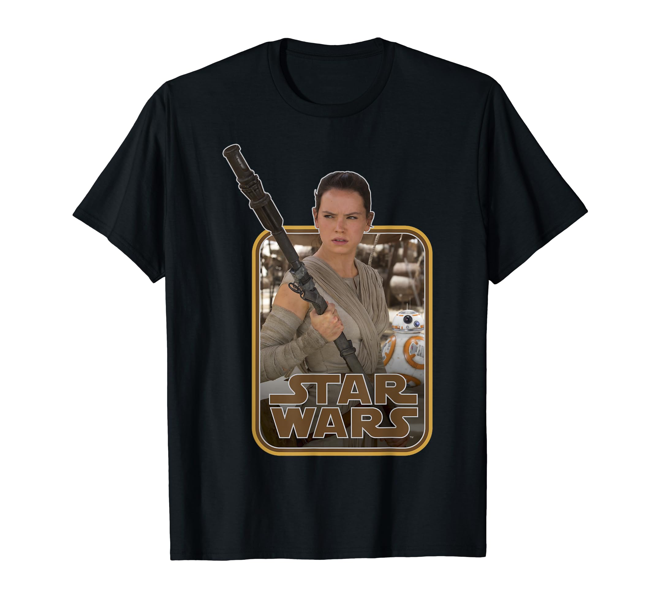 Star Wars The Force Awakens Rey and BB-8 T-Shirt 4580₽