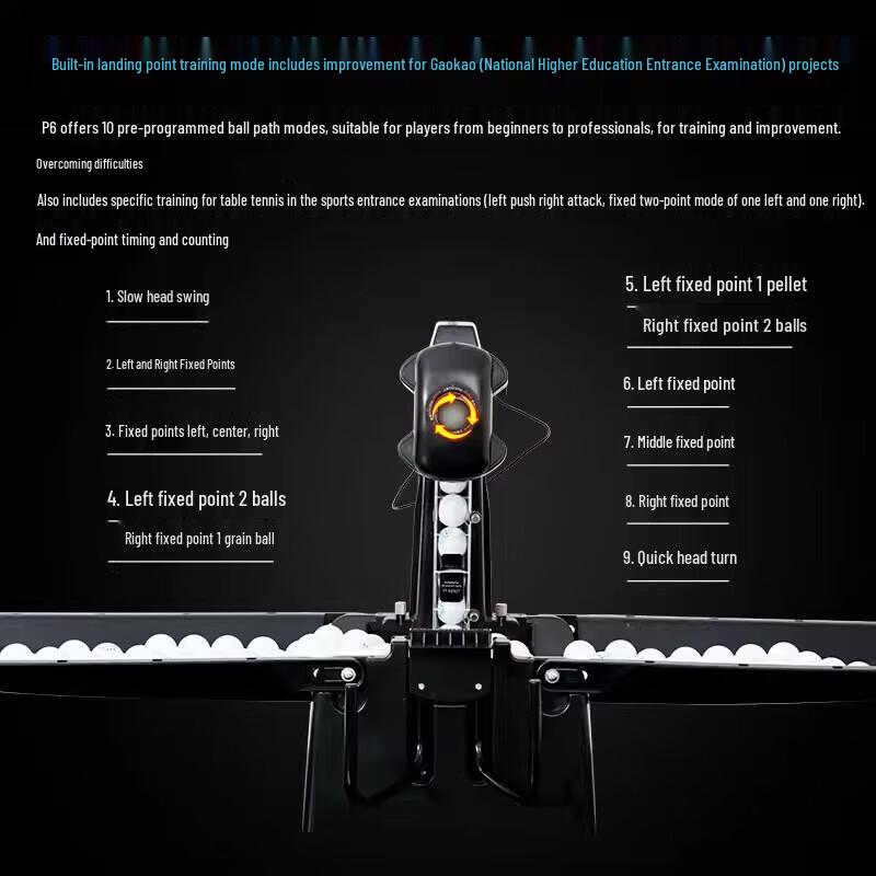 Jundingying P6 Pro Smart Portable Table Tennis Robot