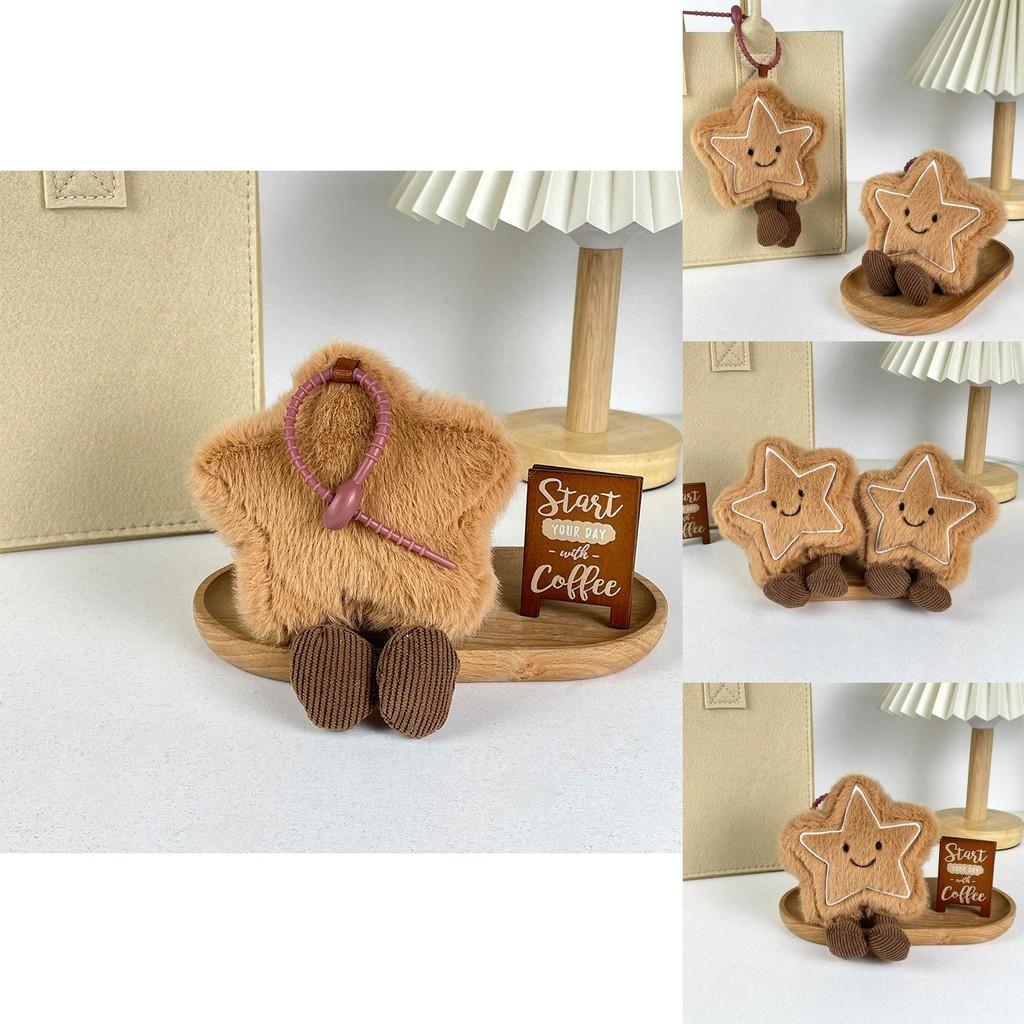 Handcrafted Star Lovely Plush Toy With Short Plush Fabric For Unique Holiday Gifts