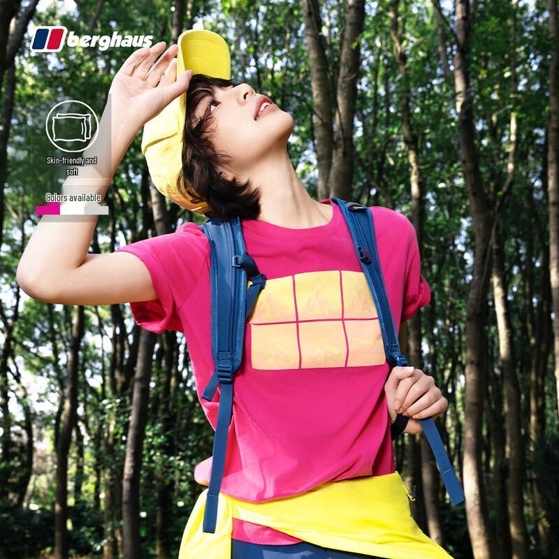 Berghaus Women s Mountain Print Cotton T-Shirt S