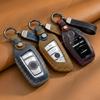 Leather Key Case For Bmw 3 5 7 X1 X3 X5 X6 F10 F15 F16 F25 F30 F32 F48 E60 E90 G20 G30 G05 G08 G11 G12 G06 G22 Key Fob Cover