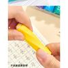 Hexagonal Pencil Shaped Eraser Clean Wiping No Trace Debris Collecting Boxed Erasers For Students