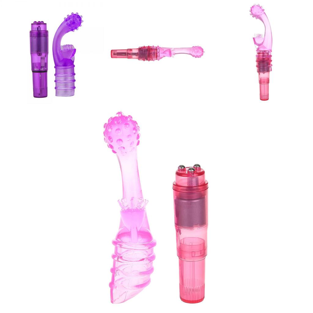 Vibrating Women Gspot Dildo Clitoral Stimulator Vibrator Massager Adult Sex Toy