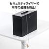 Sanwa Direct Lockable File Box, My Number Security, with Handle, Holds A4 Files, Keyless, Black, 1 Box, 200-SL063BK