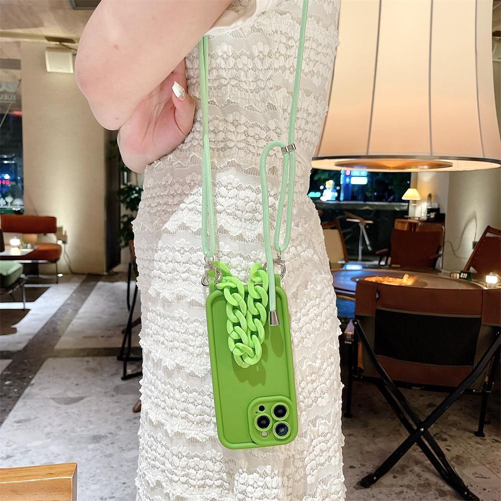 Wrist Strap Crossbody Phone Case For iPhone 14 13 15 16 Pro Max 12 11 X XR XS 7 8 Plus SE  Adjustable Lanyard Soft Cover