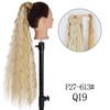 MISSQUEEN 22 34 tommer bølget hestehale hårforlengelse Syntetisk hestehale forlengelse hår for kvinner hestehale hår hårpynt