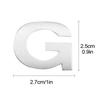 Adhesive Letters Alphabet Stickers, Universal Car 3D Letters Car Stickers, English Letters Car Logo