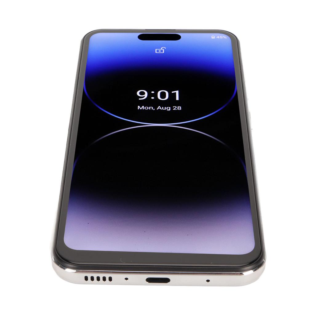 Unlocked Cell Phone 4G 6.7 Inch HD Capsule Screen 8GB RAM 256GB ROM 16MP Front 32MP Rear Camera Face Recognition