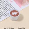 Handmade Heart-Shaped Latte Art Coffee Cup Toy, DIY Ornament, Cream Glue Accessories, Resin Parts