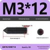 12.9 Grade Pointed Set Screw Grub Set: Headless Screws M3 M4 M5 M6 M8 M10