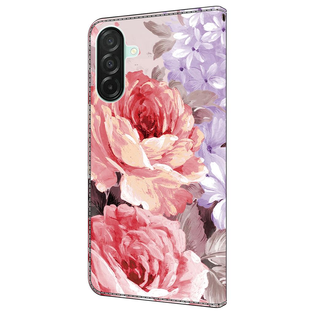 For Samsung Galaxy A26 5G Leather Case Pattern Printing Wallet Stand Anti Drop Phone Cover