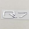 For  Audi Q7 Q8 Quattro Car Sticker Accessories ABS Logo Q7 Q8 Rear Trunk Badge Emblem Decals Auto Letters