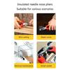 Precisely Engineered 150mm Insulated Needle Nose Pliers, Comfortable Handle