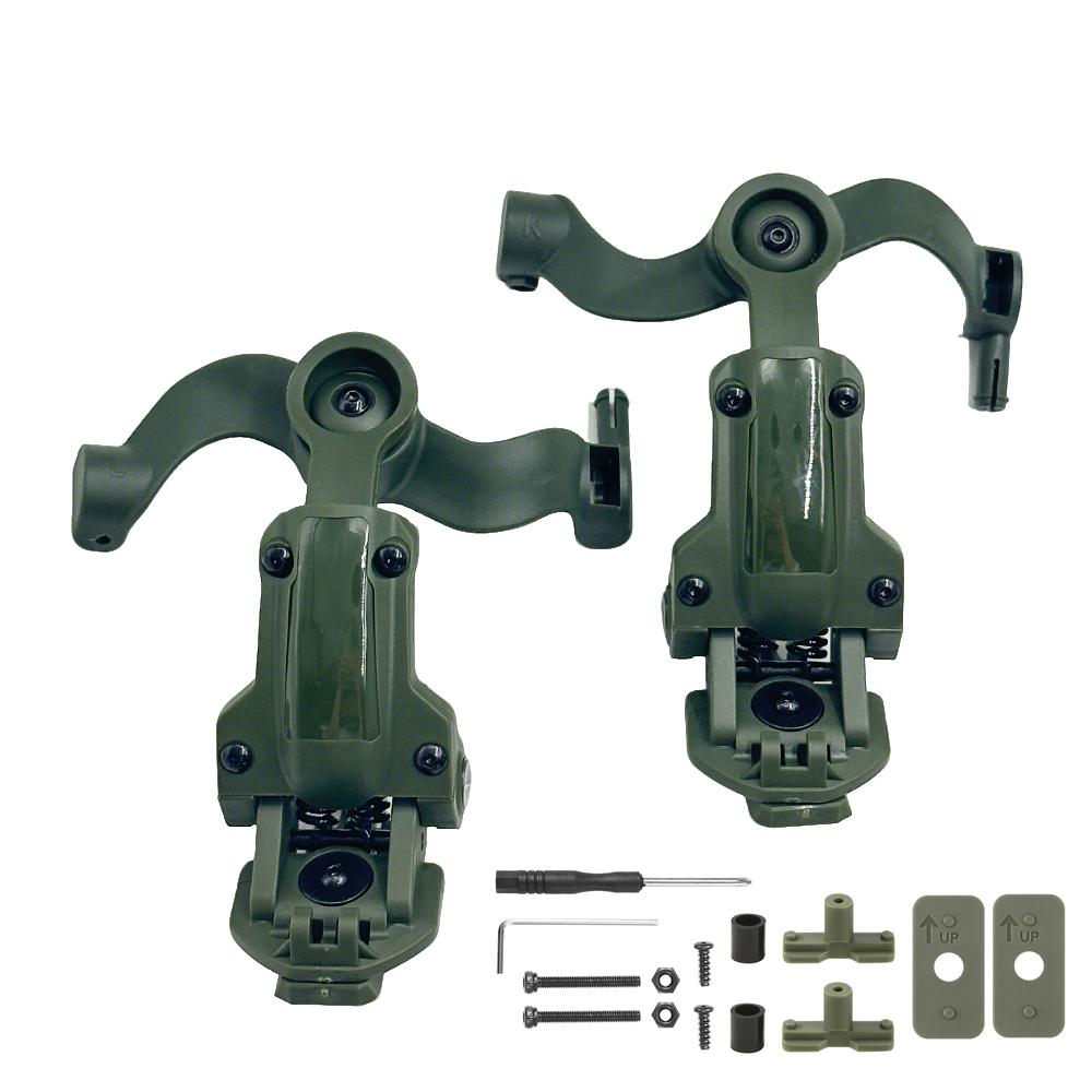 NEW Tactical Headphone Mount EARMOR M32 Rail Mount Bracket Quick Helmet Rail Mount Adapter Suspension Headphone Mount