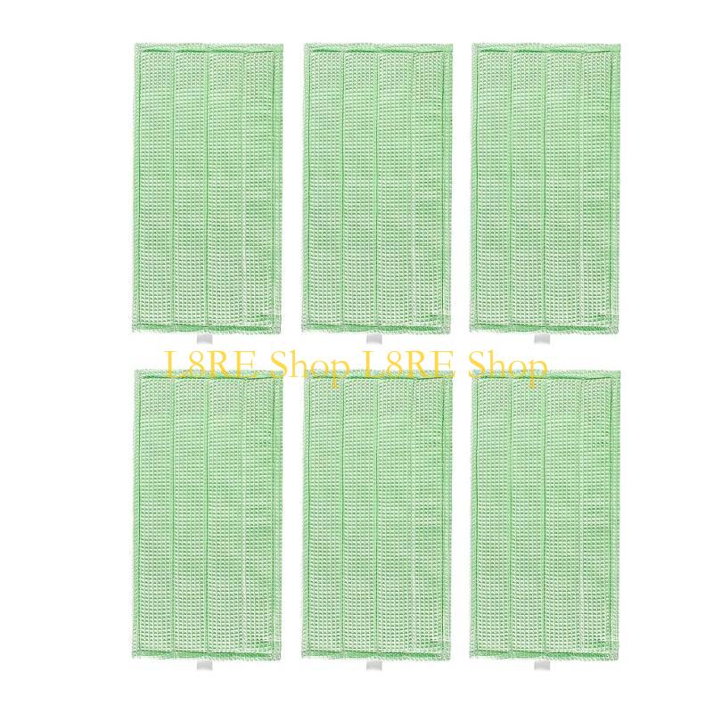 L8RE 6Pack Washable Microfiber Refill Mop Pads for VORWERK SP600 Mop Cloth China Mainland