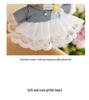 Adorable Lolita Bear & Rabbit Plush Pendant - Cute Bag Charm & Desk Companion