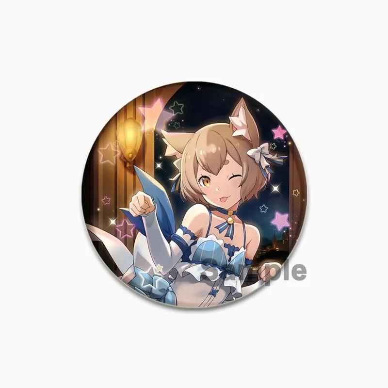 

32/44/58 мм Ram Rem Natsuki Subaru Emilia Beatrice Roswaal L Mathers Otto Suwen милый значок для косплея, брошь, булавки для рюкзака, шляпы, ювелирные изделия 58mm(2.28in)