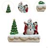 Christmas Figurine Nightlight Table Lamp for Home And Office