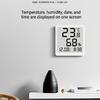 Digital Temperature and Humidity Meter Magnetic and Wall Hanging Support Space Saving for Home Office User Friendly