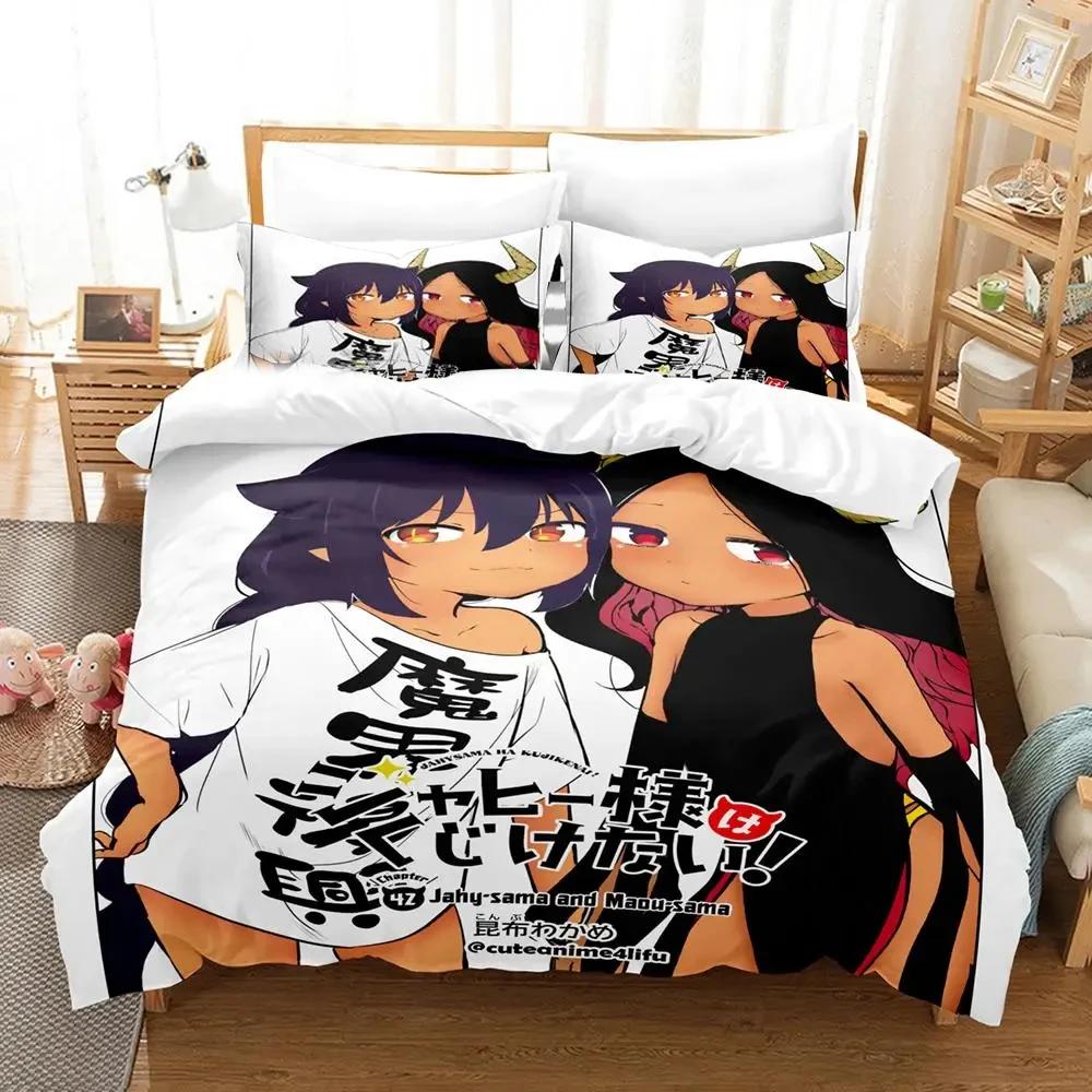 Comforter Anime Great Jahy Will Not Be Defeate Bedding Set Bed Set Comforter King Queen Size Boys Adult