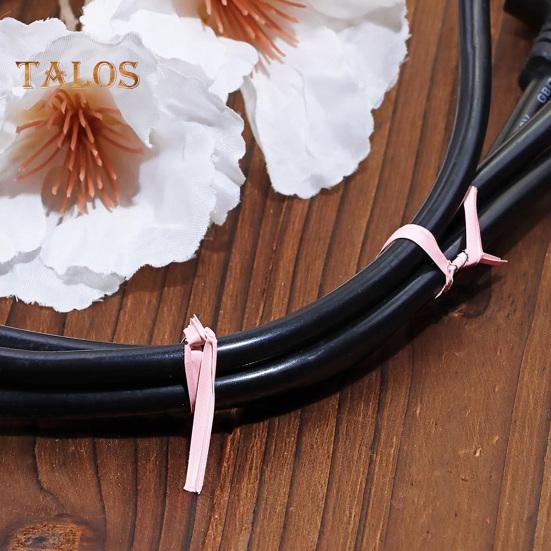 1000 Pcs Kraft Paper Twist Ties Reusable Ties with Wire Core Flexible Cable Ties for Packaging Bread Cake Candy Party Favors