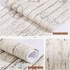 HaoHome Tower Wood Grain Vintage Peel and Stick Wallpaper Wall Paper Decorative Wood Self Adhesive WalCoverings Shelf Liner Roll