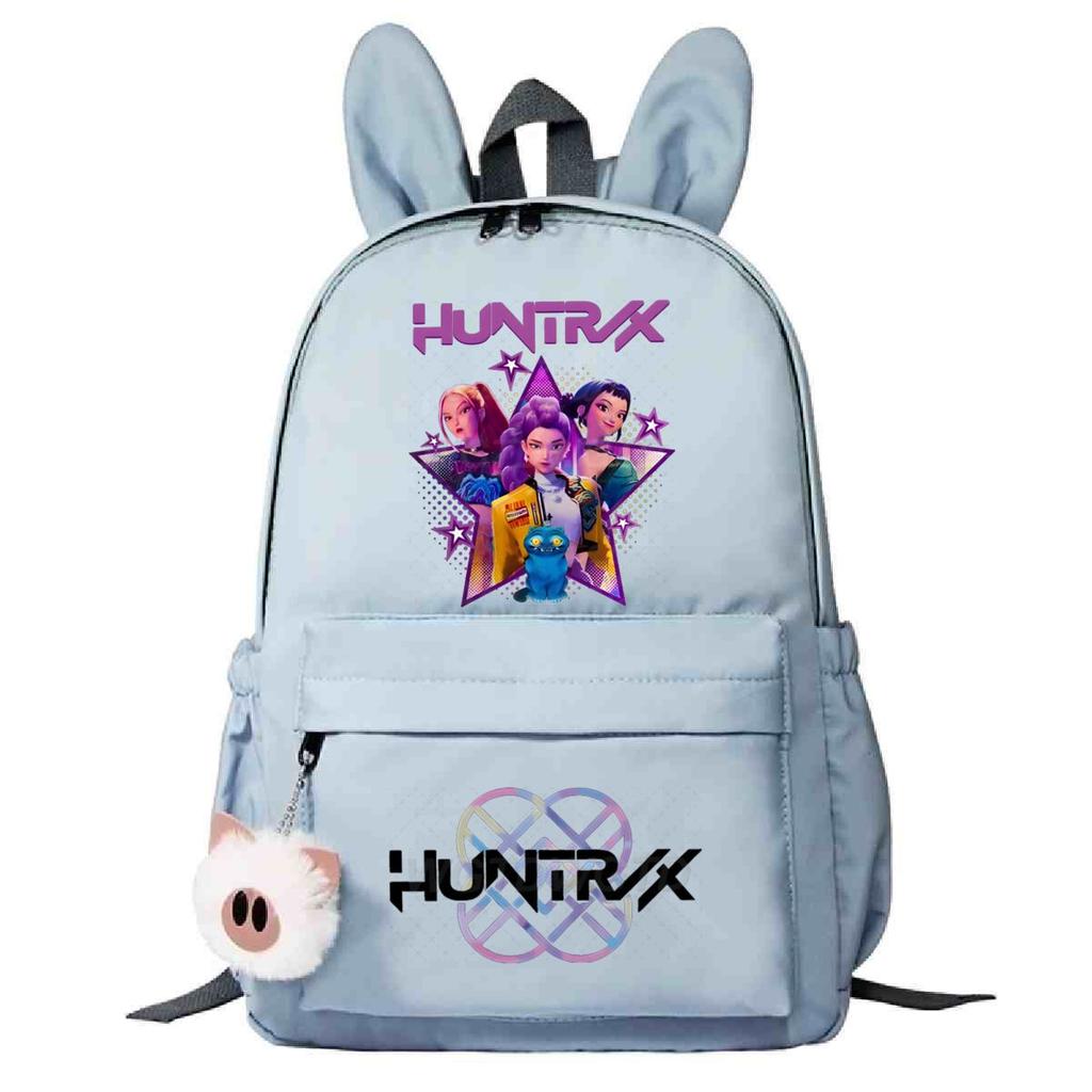 Kpop Witch Hunter Cute Rabbit Ears Personalized Backpack Foreign Trade College Wind Ins Trend Middle School Student Schoolbag