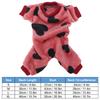 Dog Plush Jumpsuits Pet Plush Comfortable Fashionable Cute Pet Pajamas Suitable for Small Dog Puppy Accessories