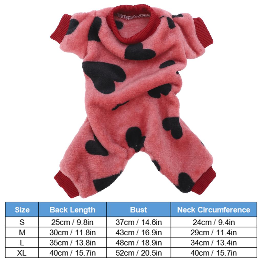 Dog Plush Jumpsuits Pet Plush Comfortable Fashionable Cute Pet Pajamas Suitable for Small Dog Puppy Accessories