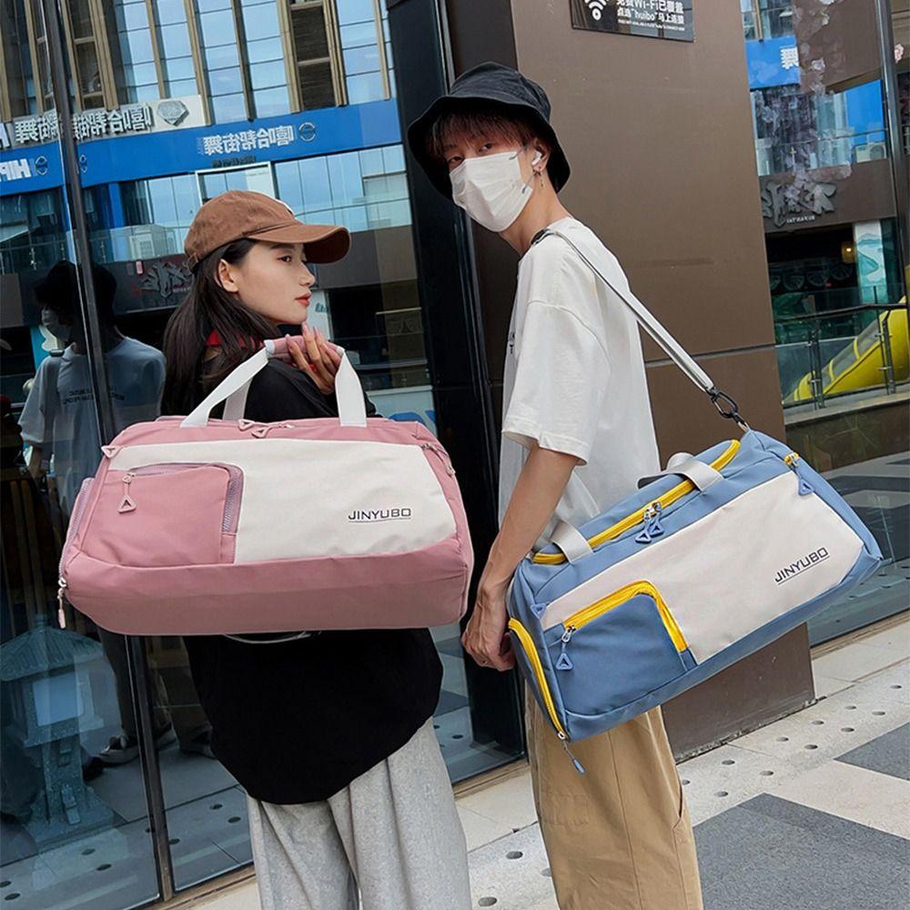 Oxford Nylon Duffle Bag Sturdy Large Capacity Handbag Storage Bag Travel Luggage Bag  Ladies