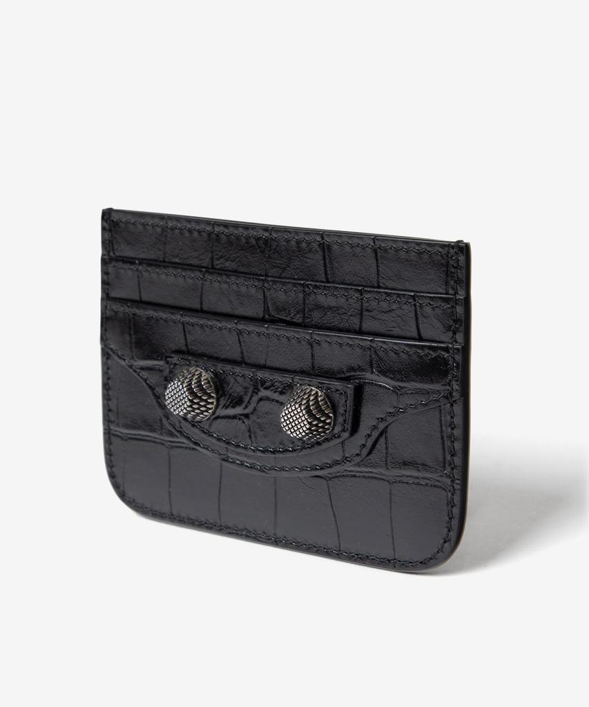 Balenciaga Card Case 715193 LE CAGOLO CARD CASE BLACK [Used]