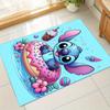 1pc. Cute Stitch on Donut Outdoor Rug - Fun Home Decor Carpet for Room, Office Chair Mat, Gift Ideaz0410126