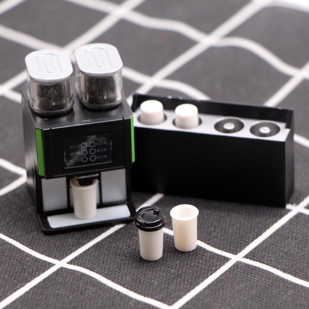 

Декорация сцены Кукольный домик Кофемашина Миниатюрная кукольная машина для приготовления напитков Игровой домик style 2