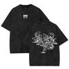 Adventure T Shirt For Men's Clothing Gothic Fashion Y2k Washed Oversized T-shirt Short Sleeve Cotton Tees Tops