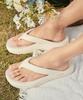 Akiii Classic Arch-Fit Foam Flip-Flops Cloud Cream