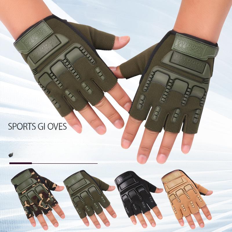 Taktische Outdoor-Halbfingerhandschuhe Neuer Stil Sommer Herren und Damen Kampf Training Rutschfest Abriebfest Feld Radhandschuhe