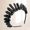 Raven | Black Crystal Quartz Goth Crown Bridal Tiara Witch Crown Wicca Gothic Cosplay Maleficent Tiara Bridal Headpiece