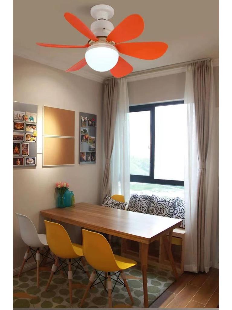 E27 Silent Fan Light with Intelligent Control for Home & Restaurant