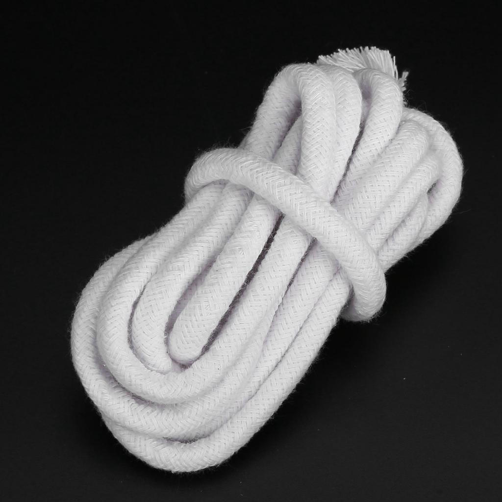 Candle Wick Functional Round Braid Natural Cotton Candle Wick for Making Candles and   Oil Lamps