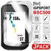 1-3er Pack 9H Gehärtetes Glas Displayschutzfolien für IGPSPORT BSC500 Fahrradcomputer Kratzfeste Schutzfolie für IGPSPORT BSC500